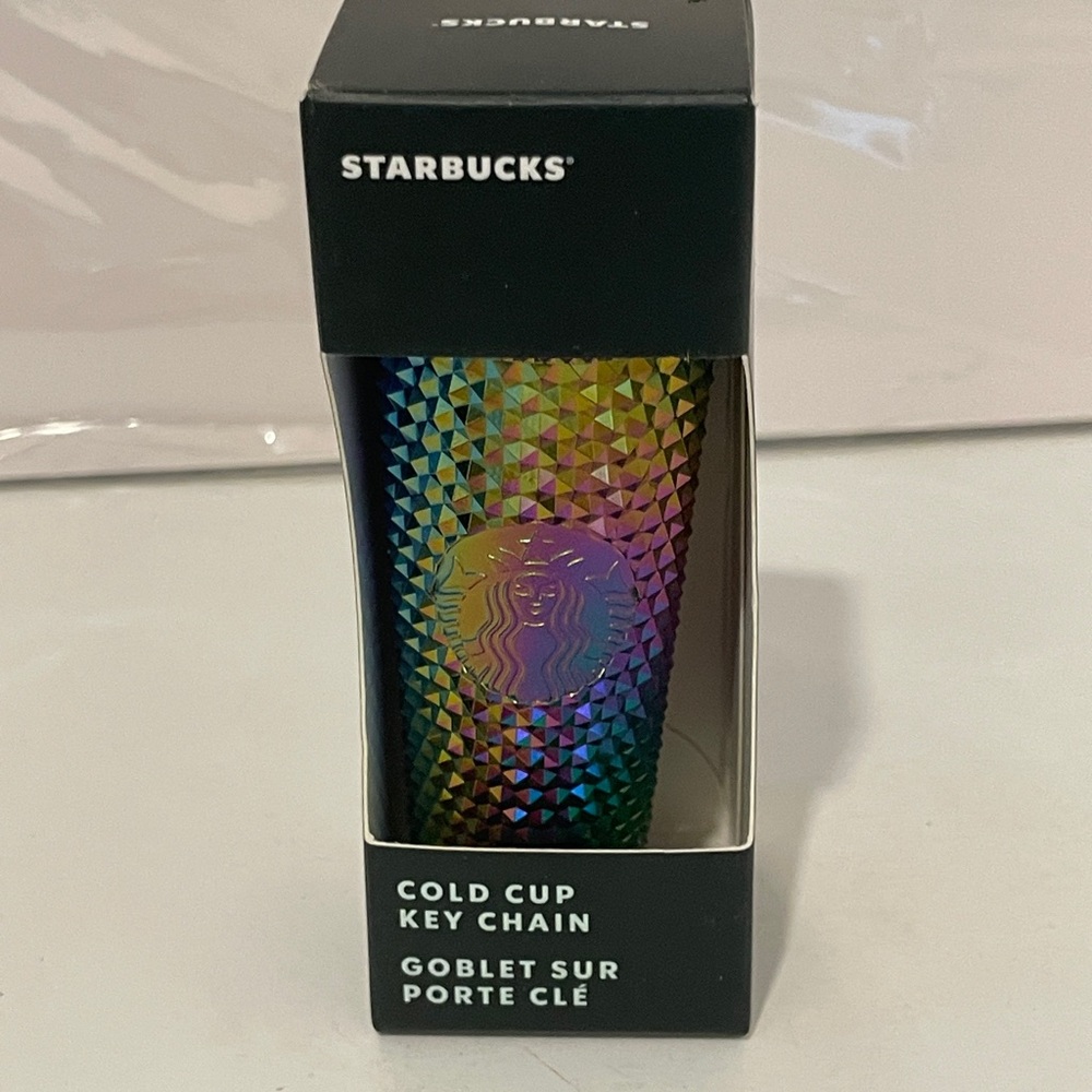 Starbucks Multicolor Cold Cup Key Chain
